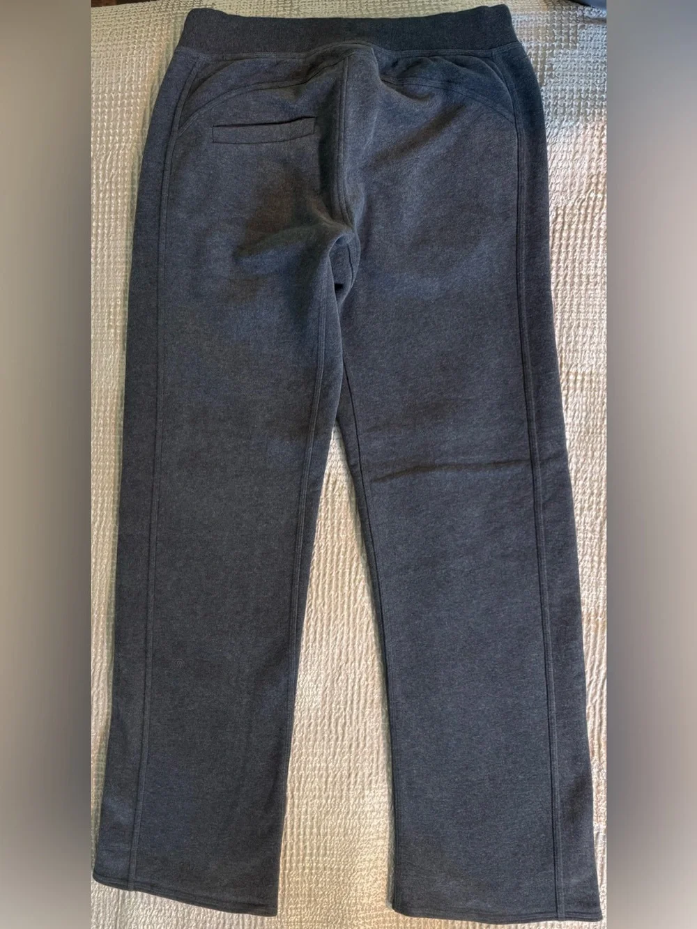 Lululemon Mens Heavyweight Fleece Sweatpants Heathered Charcoal L Tall 37”Inseam
